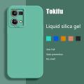Tokifu For OPPO F21s Pro 4G Back Cover The New Liquid Silicone Angel Eyes Phone Case Full Anti-fall Shockproof Casing. 