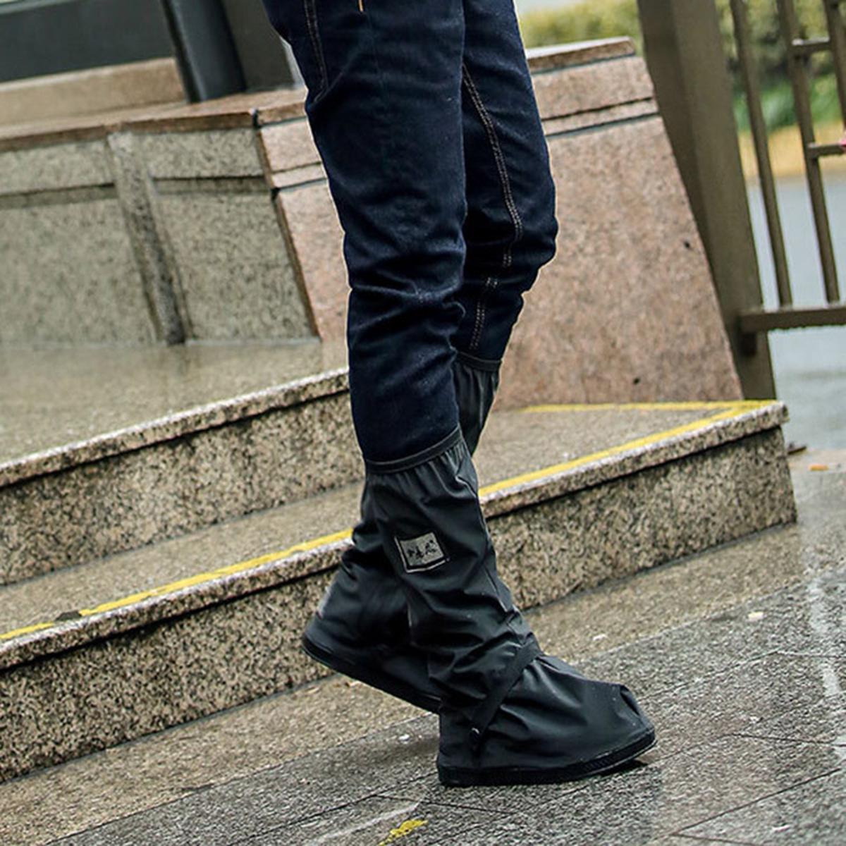 (New)1Pair Motorcycle Cycling Rain hoe Cover Waterproof Bicycle Thicker cootor Nonlip Boot Overhoe Rainproof Boot Reuable hot ell