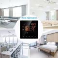 KOGEEK Smart Thermostat Digital Temperature Controller LCD DisplayTouch Screen Week Programmable Electric Floor Heating Thermostat for Home School Office Hotel 16A.