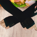 Fingerless Gloves for women High Quality Half-Finger hand gloves for women Black Skin. 