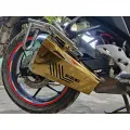 Suzuki Gixxer All version new design silencer Metal Cover Gold.