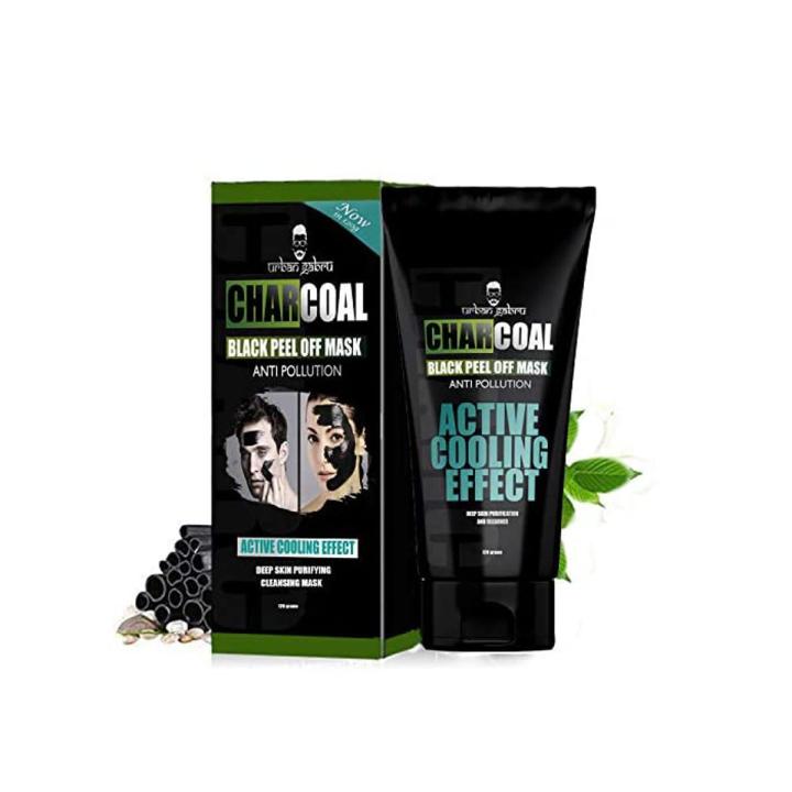 UrbanGabru Charcoal Peel Off Mask for Men & Women Deep Skin Purifying Cleansing (60 gm)