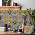 24pcs/set Tile Self-Adhesive Wall Stickers, Peel And Stick, Waterproof Living Room Kitchen Backsplash Bedroom Home Wall Stickers. 