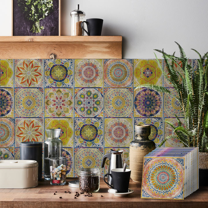 24pcs/set%20Tile%20Self-Adhesive%20Wall%20Stickers,%20Peel%20And%20Stick,%20Waterproof%20Living%20Room%20Kitchen%20Backsplash%20Bedroom%20Home%20Wall%20Stickers%20-%20Image%207