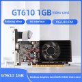 Desktop Graphics Card Small Chassis Graphics Card GT610 1GB DDR3 64Bit Video Card VGA+HD+DVI Desktop Office Game. 