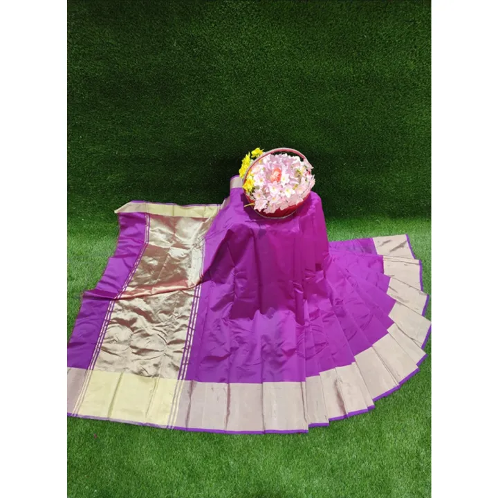 Halfsilk%20Tangail%20Tant%20Saree%20without%20blous%20pieces%20for%20women%20-%20Image%203