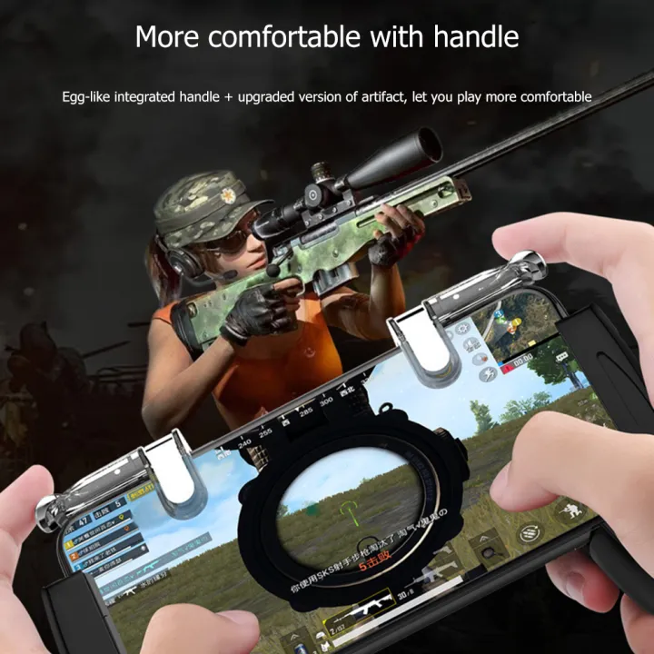 2pcs%20K03%20Mobile%20Phone%20Gaming%20Grip%20Trigger%20Button%20Controller%20For%20Pubg%20-%20Image%203