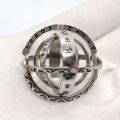 astronomical ball ring Necklace Deformable Rotary Ball Foldable Ring German Astrosphere Tellurion Ring Necklace For Men Women. 
