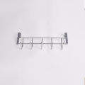 1PC Stainless Steel Hook Back Hanging Clothes Holder Towel Door Hooks Wall Mounted Bath Hanger with 5 Hooks.