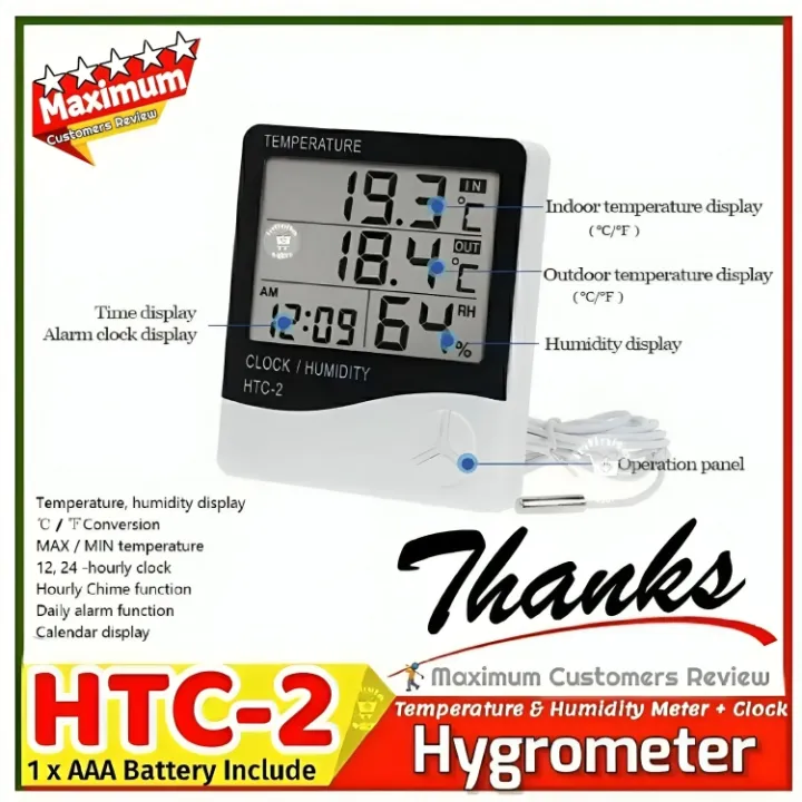 HTC-2%20Thermometer%20Hygrometer%20Weather%20Station%20Wireless%20Temperature%20Humidity%20Tester%20Indoor%20Outdoor%20Probe%20Clock%20Alarm%20Tool%20-%20Image%202