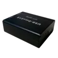 Black USB-DMX Controller Stage Lighting DMX512 Controller Support MA OnPC Freestyler+3D DJ USB DMX Interface. 