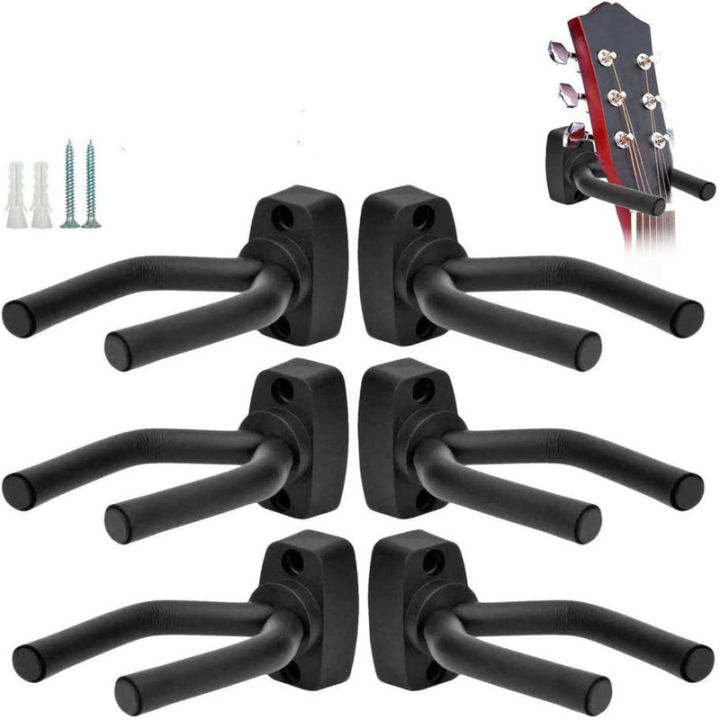 2pcs Gun Racks Wall and Mount Hook Rifle Hanger Storage Display for All Size Guitars, Bass,Shotguns, Airsoft, Compound Bow