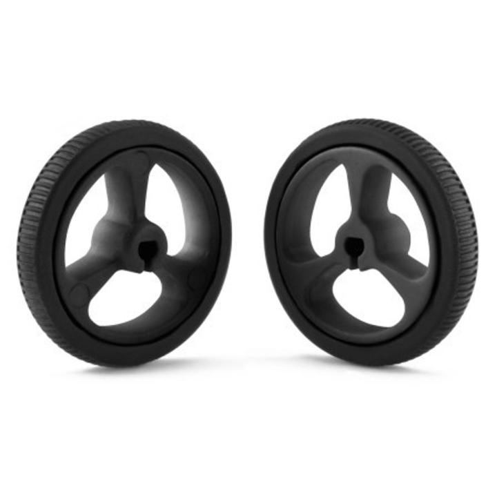 34mm Black - ZJ327 D-Axis Tracking Rubber Wheel Pair