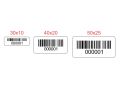 Barcode Label Sticker 30x10mm (2000 pcs sticker per roll) TT. 