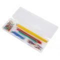 140pcs Jumper Wire Kit, 3.8-124.5mm Assorted Breadboard Jumper Wire Cable U Shape Solderless Breadboard Jumper Cable Wire Kit Box.
