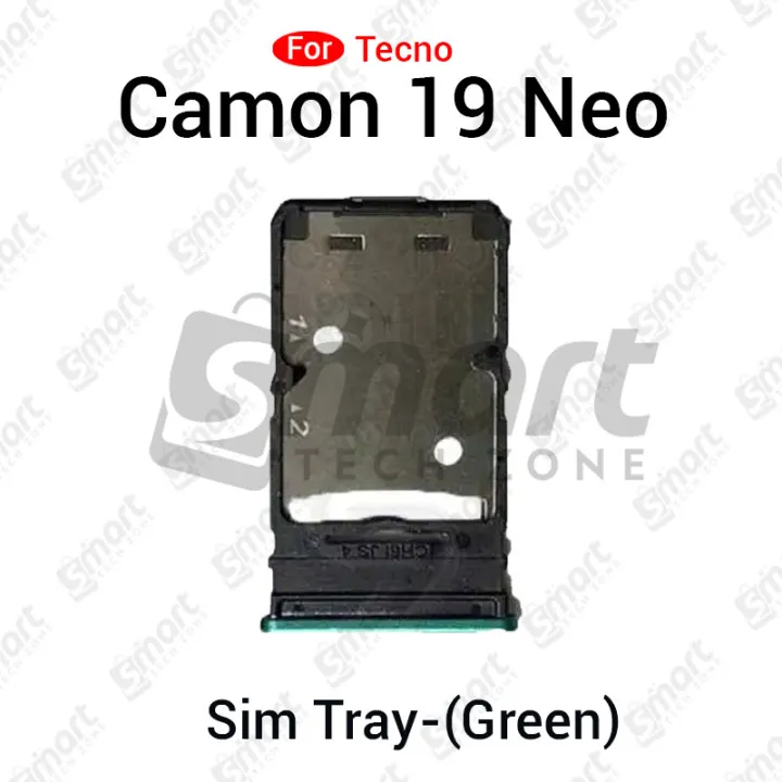 Tecno%20Camon%2019%20Neo%20CH6i%20Dual%20SIM%20Tray%20Replacement%20Slot%20Holder%20with%20Opening%20Needle%20(Sim%20Ejector)%20-%20Image%203