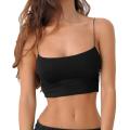Women Spaghetti Straps Camisole Crop Top Bottoming. 