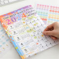 Wall Hanging Calendar Calendar Kawaii Yearly Planner Memo Pad Do List Calendar Agenda Calendar. 