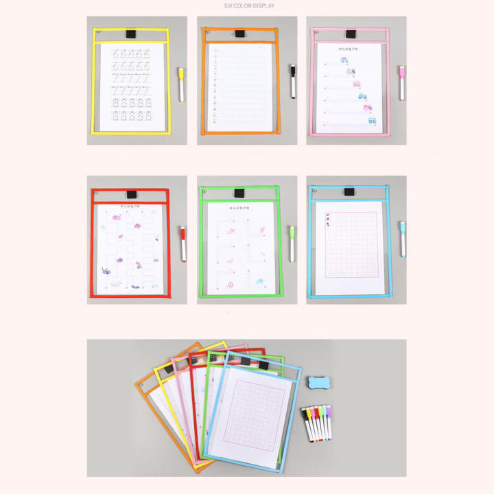 Calligraphy%20File%20Bag%20Transparent%20Document%20Bag%20PVC%20File%20Bag%20Dry%20Wipe%20Document%20Bag%20Dry%20Wipe%20Bag%20Erasable%20File%20Bag%20-%20Image%208