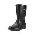 Middle Tube Non-Slip Waterproof Short Tube Rain Boots Men's British Kitchen Thick Bottom Rain Shoes Construction Site Rubber Shoes Shoe Cover Thermal Rain Boots Men. 