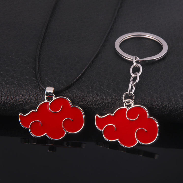 Japanese%20Anime%20Naruto%20Necklace%20Keychain%20Akatsuki%20Organization%20Cosplay%20Red%20Cloud%20Metal%20Unisex%20Pendant%20Necklace%20Keychain%20for%20Fans%20Gift%20-%20Image%202