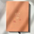 Don't give up design Notebook for journaling/art/write (19cm/14cm size, 120 pages).