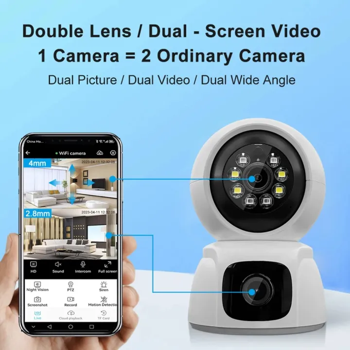 4MP%20Dual%20Lens%20PTZ%20Wifi%20Camera%20Dual%20Screen%20Baby%20Monitor%20Auto%20Tracking%20Ai%20Human%20Detection%20Home%20Secuiryt%20CCTV%20Video%20Surveillance%20-%20Image%202