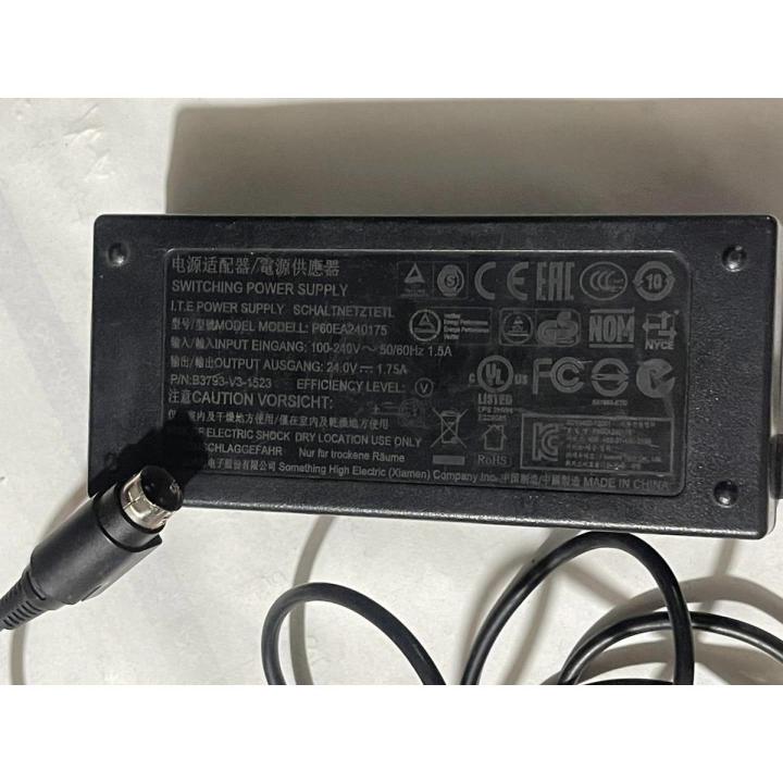 24v 1.7a 3 pin power supply adapter Model: P60EA240175