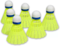 🏸 5 & 10 Piece Smash 500 Badminton Plastic Shuttlecock | 🎯 Premium Feathered Shuttles for Ultimate Precision, Speed & Power | Durable & High-Performance for Training & Matches. 