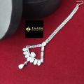 Diamond Cut AD Stone Stylish & Fashionable Tikli (Tiklee) For Girls & Women (Imported) - 1 Piece M-ST2403 - Tikli - Tiklee - Tikli for Women - Tikli for Girls.