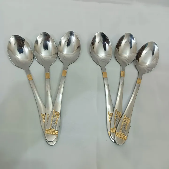AYD%206%20pcs%20stainless%20steel%20Tea%20spoon%20golden%20color%20design%2015cm%20long%20Tea%20spoon%20-%20Image%205