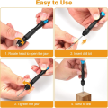 Vise Hand Drill Set with 0.5-3.0mm Micro Twist Drill Bits for Electronic Assembling, Model Making.