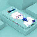 Hontinga for Xiaomi Poco X3 / Poco X3 NFC / Poco X3 Pro Back Cover Cartoon Anime Cute Killua Side Design Case Square Edge Liquid Silicone Phone Case. 