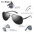 OQ BOGA 7 Styles Unisex Classic Aviator Polarized Sunglasses Men Women Colorful Half Rim Sun Glasses UV400. 
