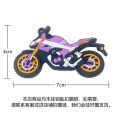 XQ377 Creative Simulation Cool Motorcycle Doll Pendant Hole Shoes Decoration Accessories DIY Handmade Props Accessories. 