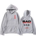 BadOmens Bad Omenss 2023 American Pullovers Vintage Graffiti Letter Harajuku Printed Loose Men's and Women's Hooded Sweatshirts. 