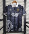 Real Madrid Dragon Kit Jersey - Player Edition Jersey - RMA FC - Home/Away Kit - Special Fans Version Jersey Club Jersey 2023/24 - Thai Fabrics - Short Sleeve - New Football Jersey - UEFA Champions League 2024 Design - Premium. 