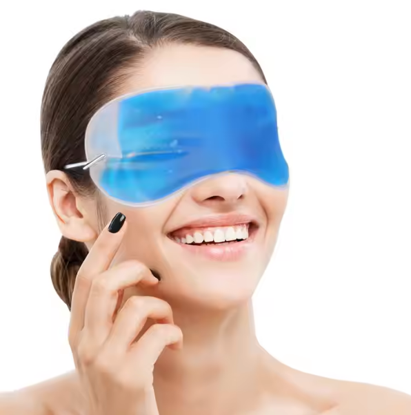 Sleep Mask Gel Cool Cold Ice Gel Eye Shade Ice Bag For Eye Cover Relax Hot Compress Pack Rest Fatigue Relief Relaxation Patch