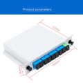 JOUYI 5X Fiber Optic Plc Splitter 1 x 8 Insertion Outdoor Electrical Splitter / Lgx / Cassette Type Sc/Apc. 