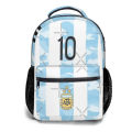 10 - Messi - Argentina American Champion Schoolbag For Girls Large Capacity Student Backpack High School Student Backpack. 