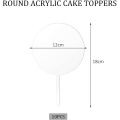 candy Sticks for Lollipops-10 x Cake Topper Blanks-Transparent. 