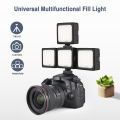 Andoer CL-36 Mini Bi-color LED Video Light 2800K-8500K Battery 3 Cold Shoe Mounts LCD Display Vlog Fill Light for DSLR Camera. 