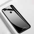 Oppo A5s  - Back Cover Glass Case Black. 