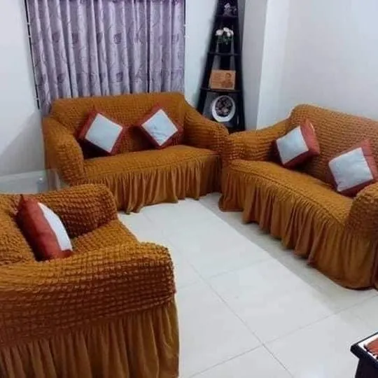 2+2+1%20seater%20Turkey%20Elastic%20Sofa%20Cover%20golden%20colour%20-%20Image%202