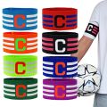 Captain Armband 2024 Leader Match Elastic Football Armband Team Grouping 31*6.5cm Sleeve Badge School Reward for Kid. 