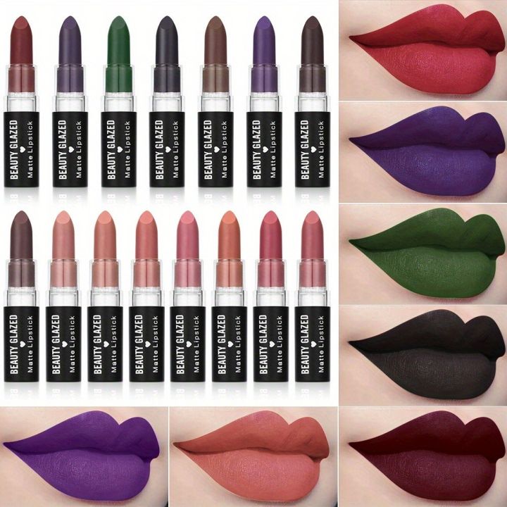 Matte%20Misty%20Lipstick%20Purple%20Chocolate%20Lipstick%20Red%20Face%20Black,%20Durable,%20Smooth,%20Moisturizing%20Formula,%20Painting%20Stage%20Cosmetics%20-%20Image%203