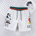 Summer New Men's Shorts Ultra-Thin Beach Pants Large Trunks Casual Quick-Drying Loose Track Pants Printed Swimming Trunks. 