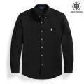 Full Sleeve Oxford Shirt Ralph Lauren- Deep Black - Shirt For Men - Shirt. 