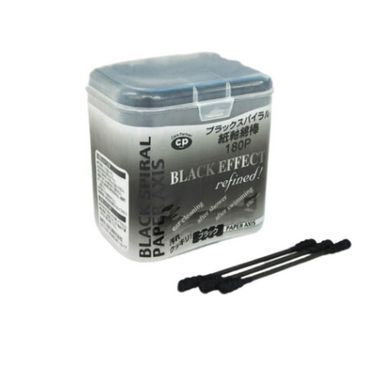 Ishida Black Spiral Paper Cotton Buds