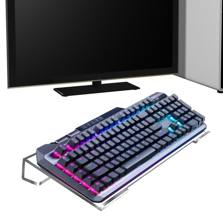 Tilted%20Computer%20Keyboard%20Stand%20Space%20Saving%20Easy%20Typing%20And%20Working%20Professional%20Sturdy%20Keyboard%20Holder%20For%20Desk%20-%20Image%202